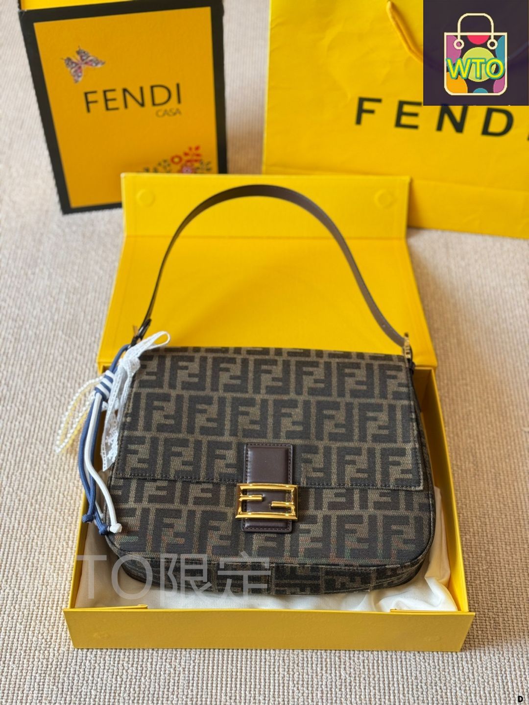 FENDI フェンディ バゲット バッグ ラージサイズ 今日特価】Fendi Baguette フェンディ バゲット バッグ（ラージ