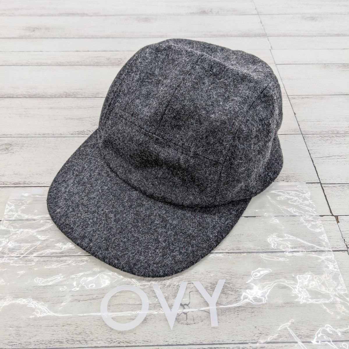 美品 OVY Cordura Wool Nylon Jet Cap (charcoal) コーデュラ ウール ナイロン ジェットキャップ チャコール  グレー