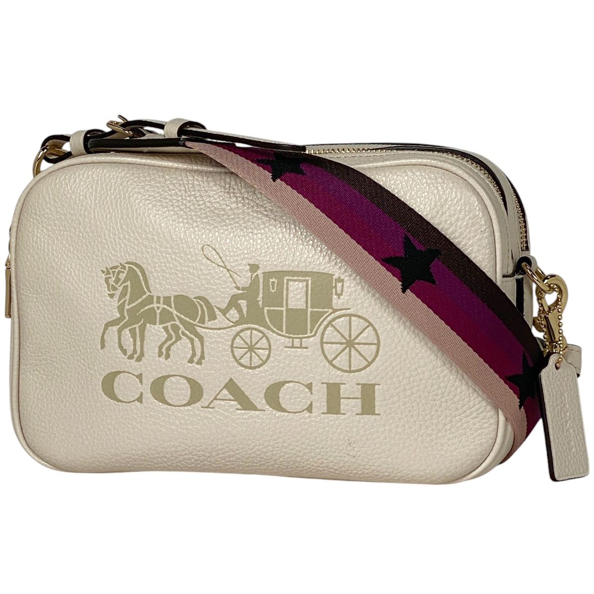 コーチ COACH ロゴ ショルダーバッグ クラッチ ポーチ ホース