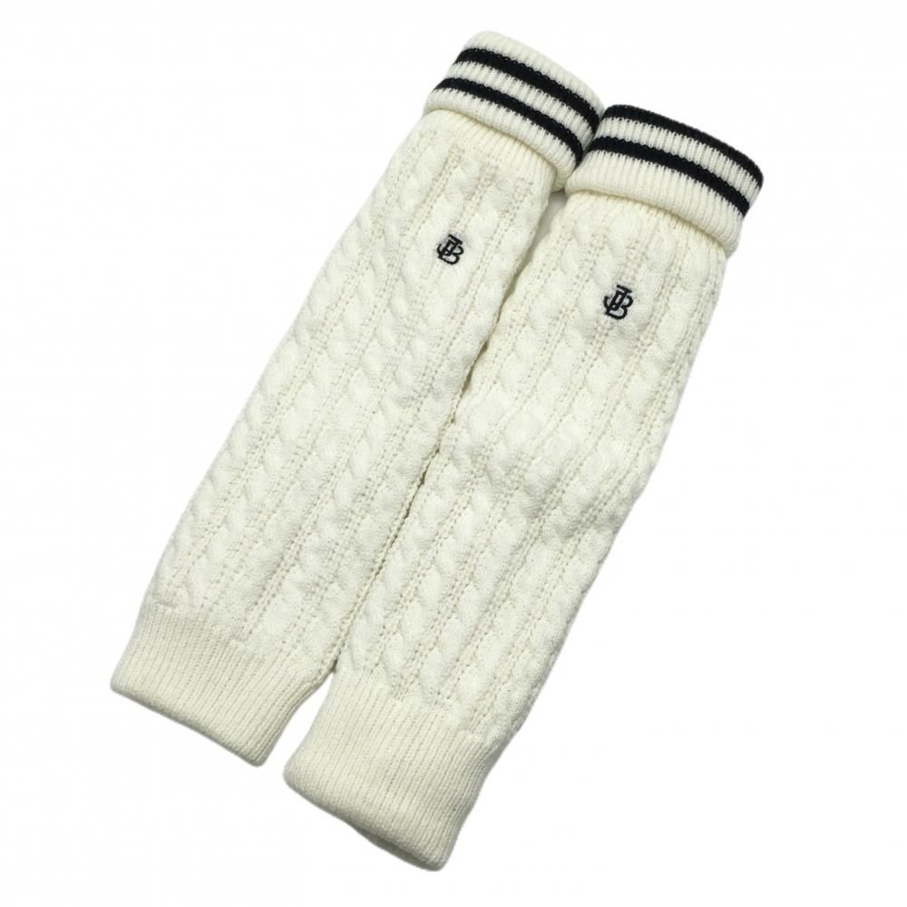 ジャックバニー レッグウォーマー 白×ネイビーロゴ 美品 美品 ジャックバニー❤︎レッグウォーマー 超美品ジャックバニー