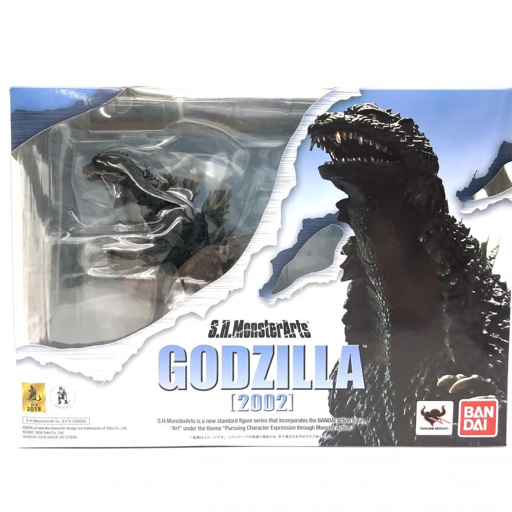 中古】開封 バンダイ ゴジラ×メカゴジラ S.H.MonsterArts ゴジラ (2002 