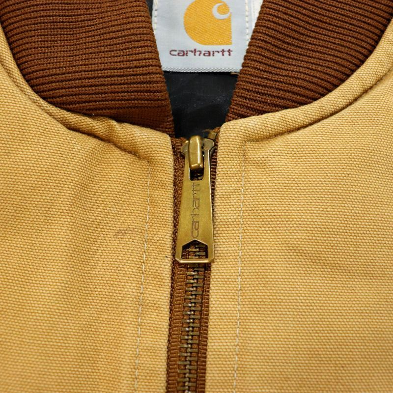 90s USA製 vintage Carhartt 裏地キルティング ダック ベスト