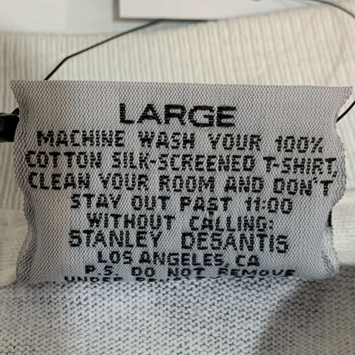 92年 THE WIZARD OF OZ Over Print S/S Tee 紺白 L 90s オズの魔法使い