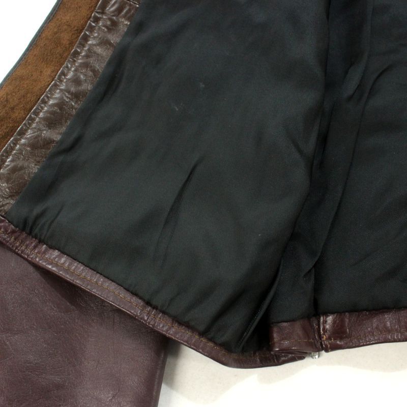 70s vintage ブルックス BROOKS シングルライダースジャケット メンズ