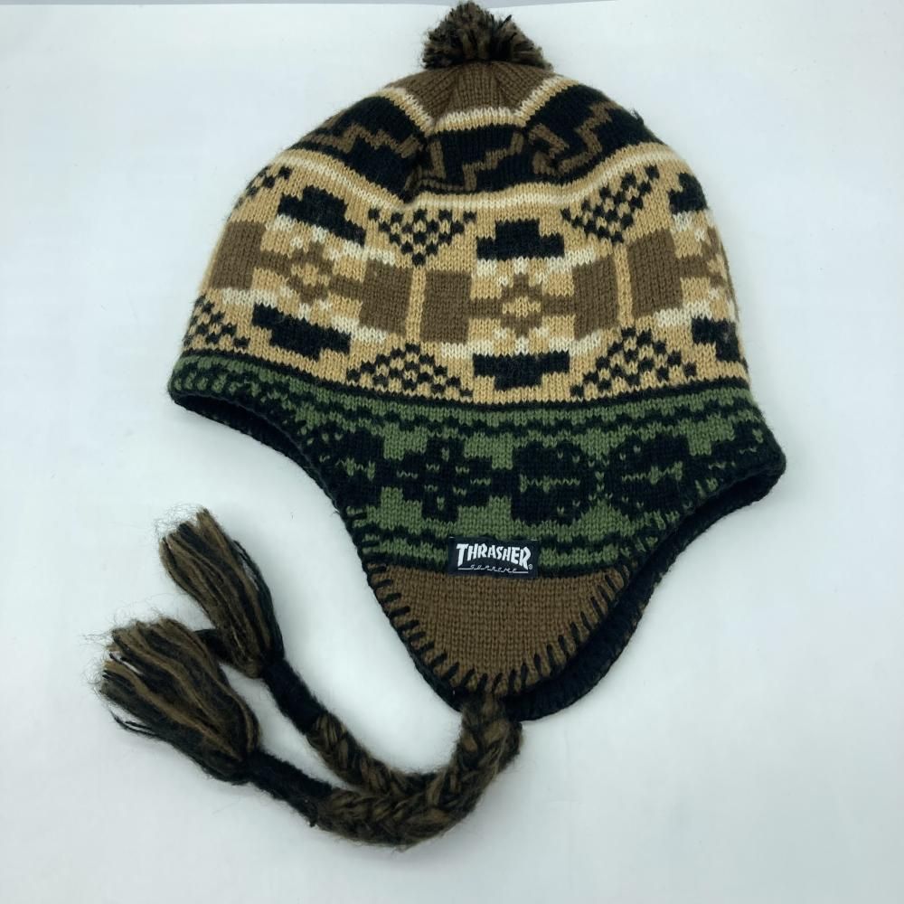 Supreme/Thrasherイヤーフラップビーニー | 限定コラボ商品