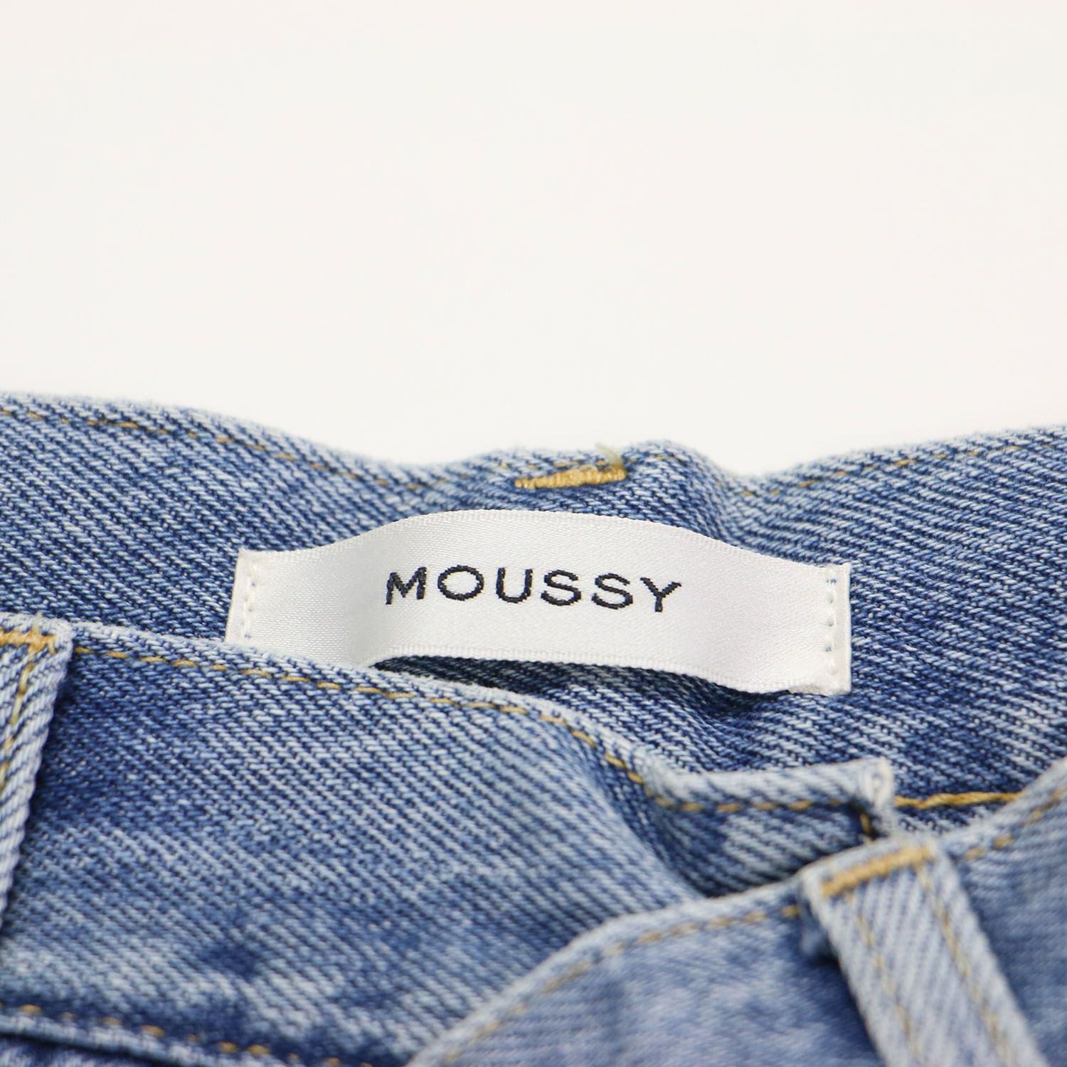 MOUSSY マウジー パンツ ブルー サイズ:2(L) | 24春夏 クロス