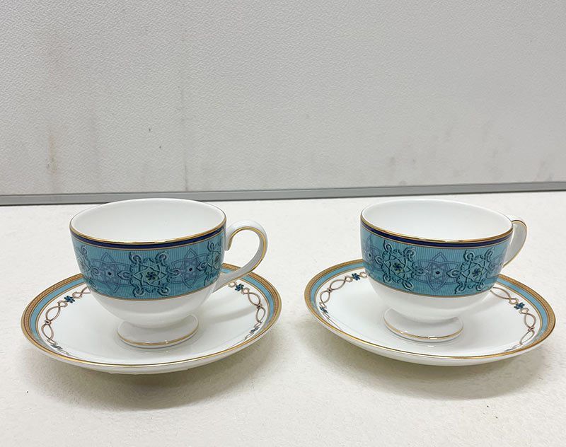 未使用 Wedgwood ウェッジウッド ターコイズジュエル プレート 27cm 2