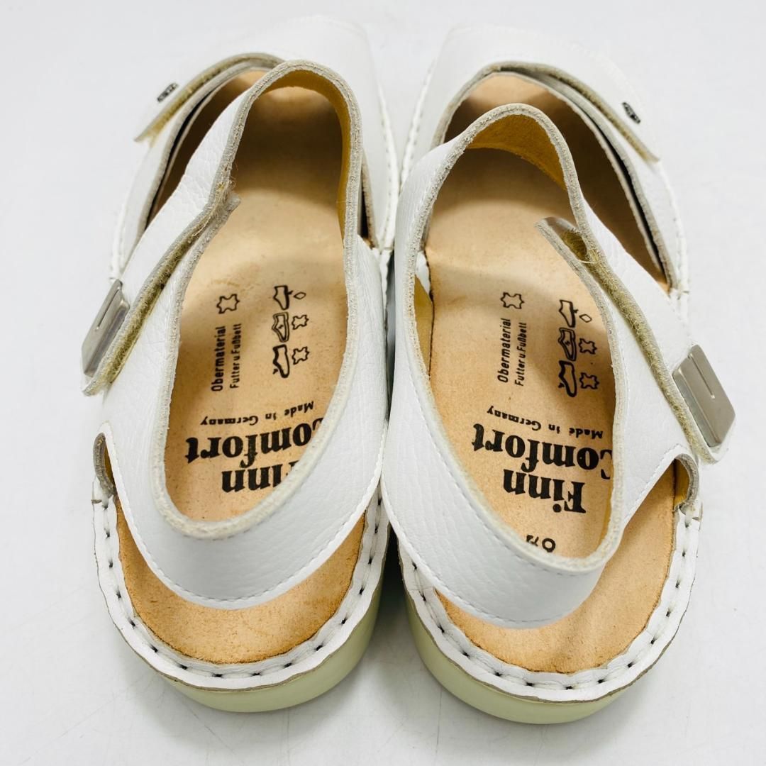 Finn Comfort ストラップ付き レザーシューズ 革靴 38 24cm Finn Comfort フィンコンフォート FinnComfort レディース
