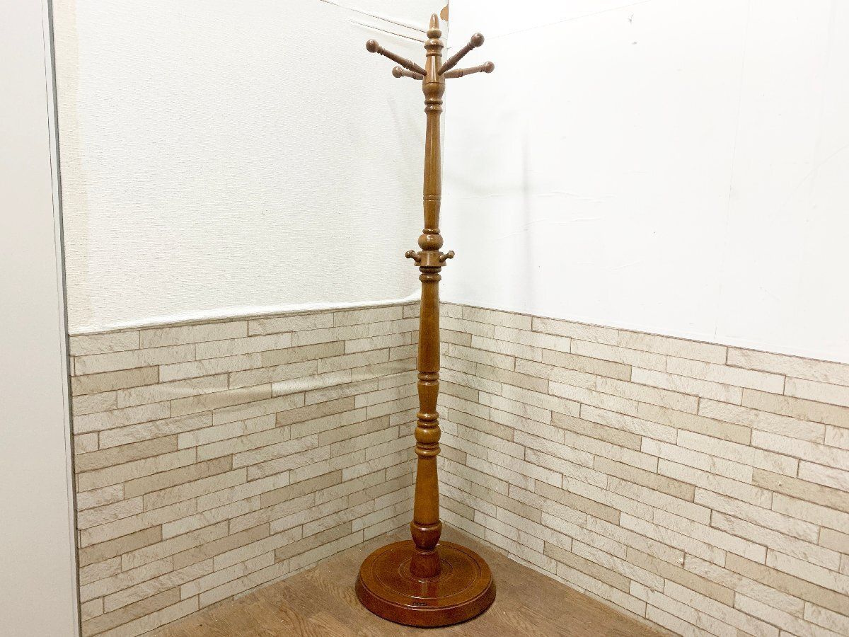 karimoku / カリモク コートハンガー クラシックスタイル☆梱包済即発送 karimoku カリモク コロニアル コートハンガー ポールハンガー