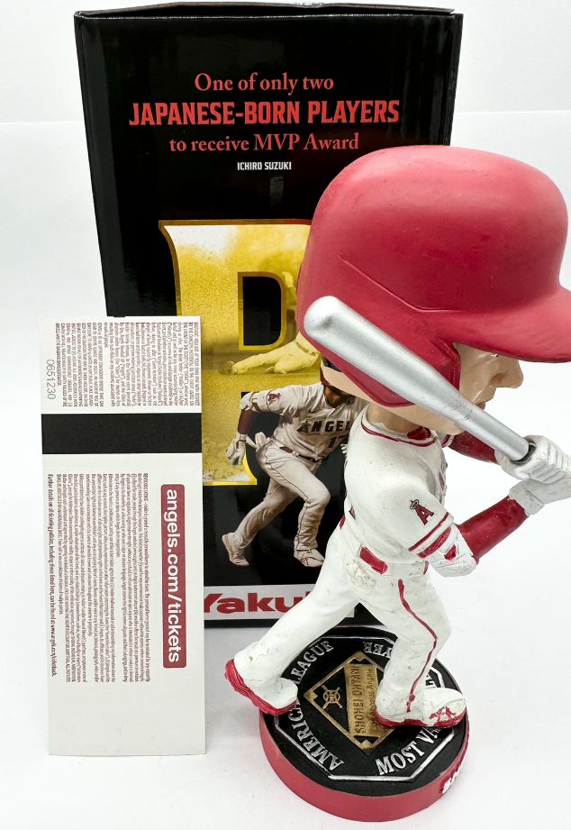 激レア 大谷翔平ボブルヘッドMVP 配布限定 フィギュア大谷 チケット