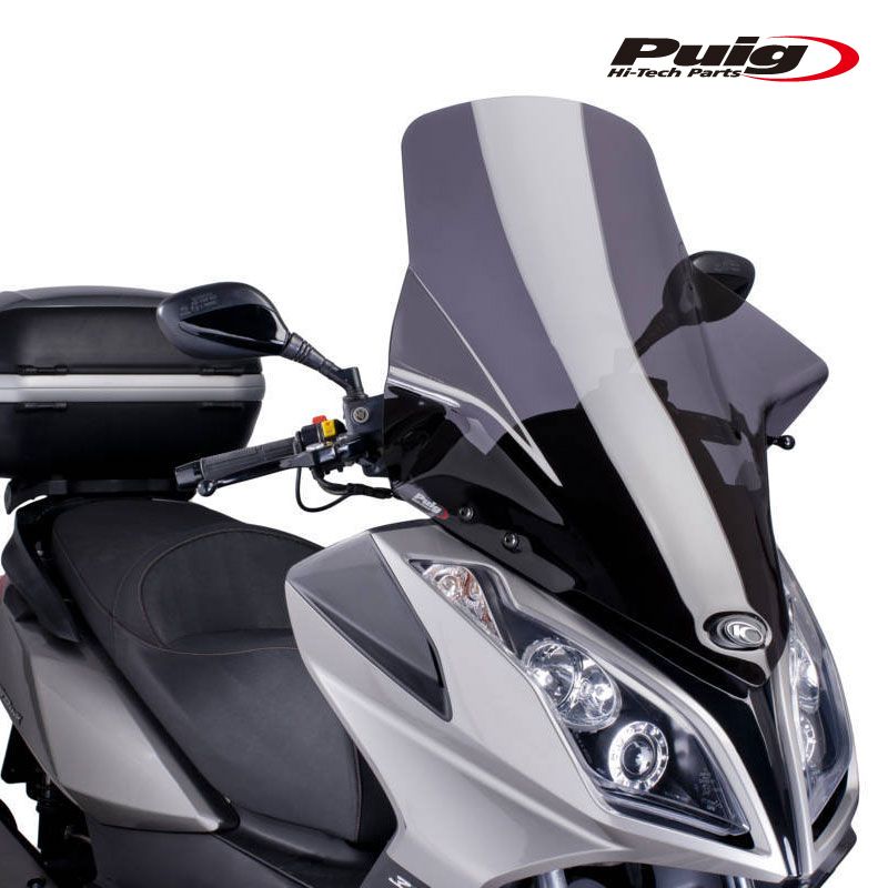 Puig 6790F SCREEN V-TECH TOURING [DARK SMOKE] KYMKO GRAND DINK125 (16-20) GRAND DINK300 (16-22) プーチ スクリーン カウル