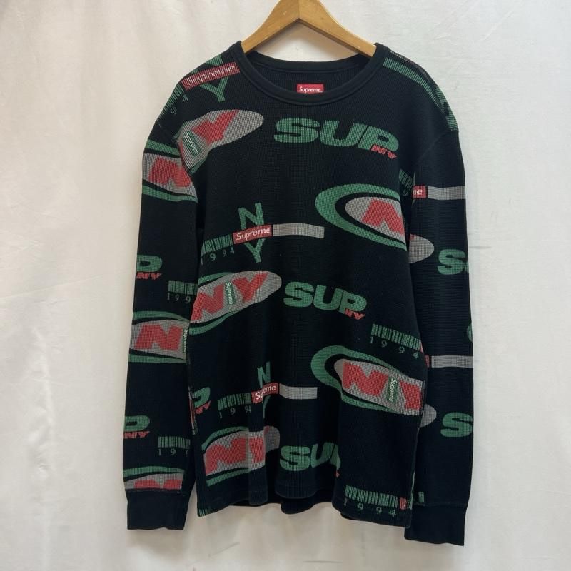 【国内在庫】 Supreme シュプリーム THERMAL WAFFLE NY 18AW 長袖 Tシャツ スケートボード