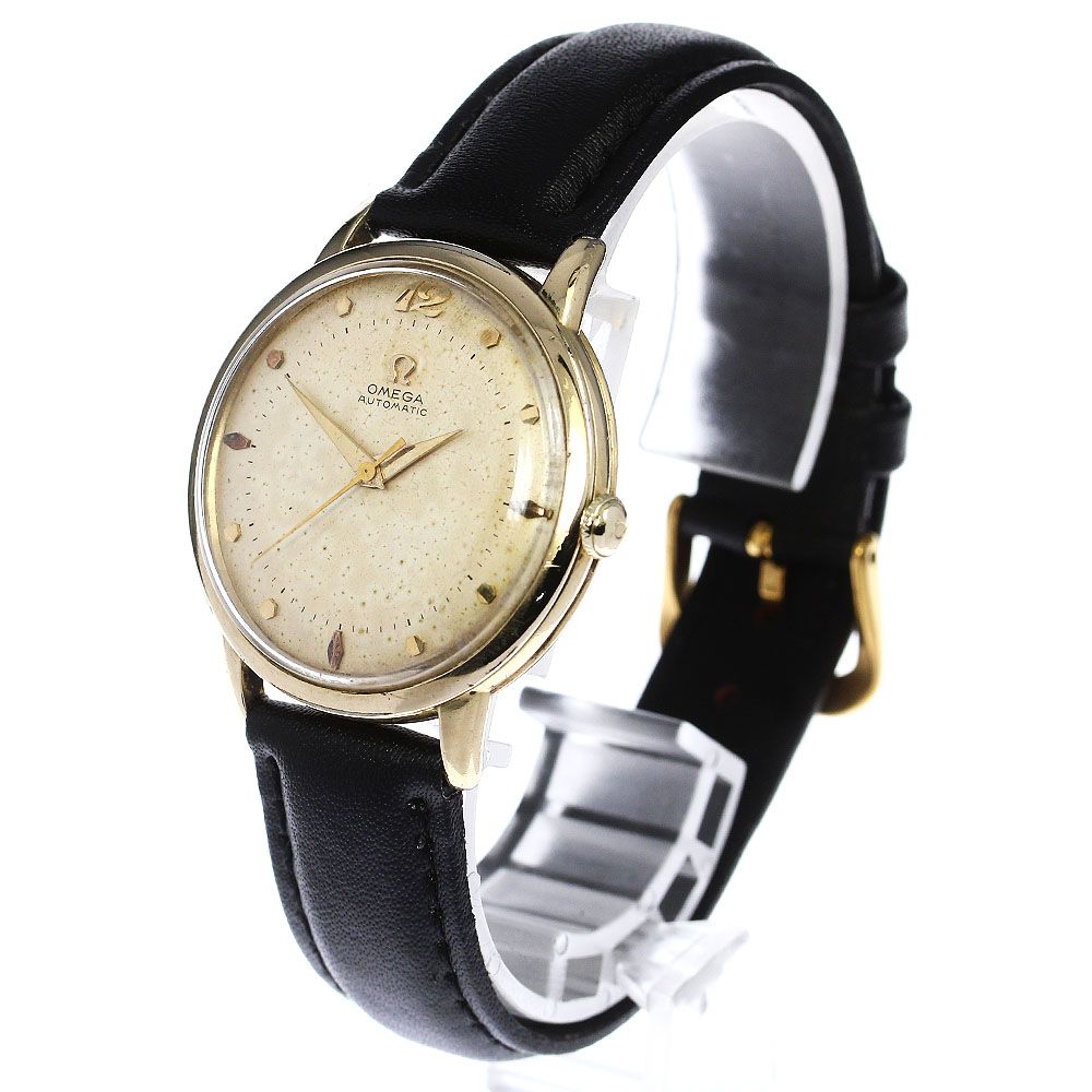 OMEGA オメガ 自動巻き時計 ハーフローター　ヴィンテージ　50年代？ OMEGA オメガ 腕時計 ハーフローター 自動巻き アンティーク