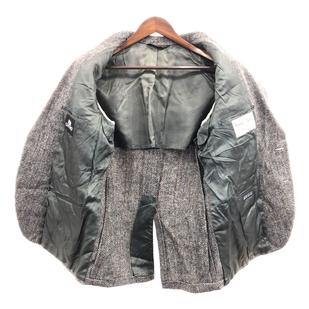 90年代 USA製 Harris Tweed ハリスツイード ヘリンボーンツイル