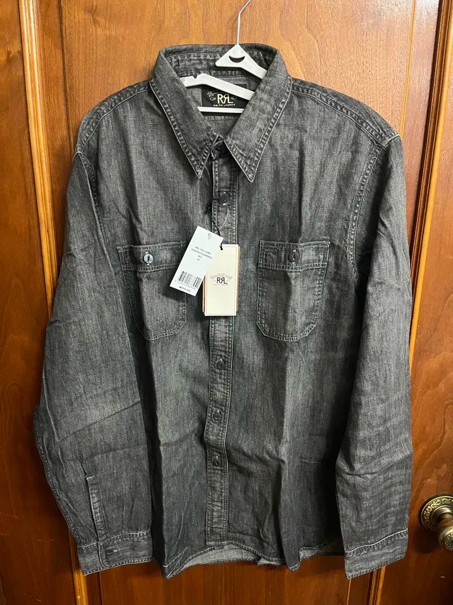 rrl ダブルアールエル ワークシャツ ブラックデニム 新品 M