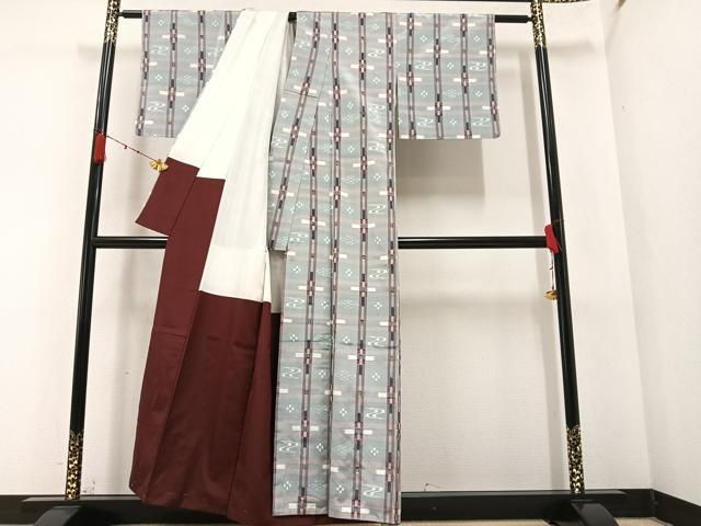 平和屋着物○本場琉球絣 紬 正絹 逸品 AABA3816ph - メルカリ