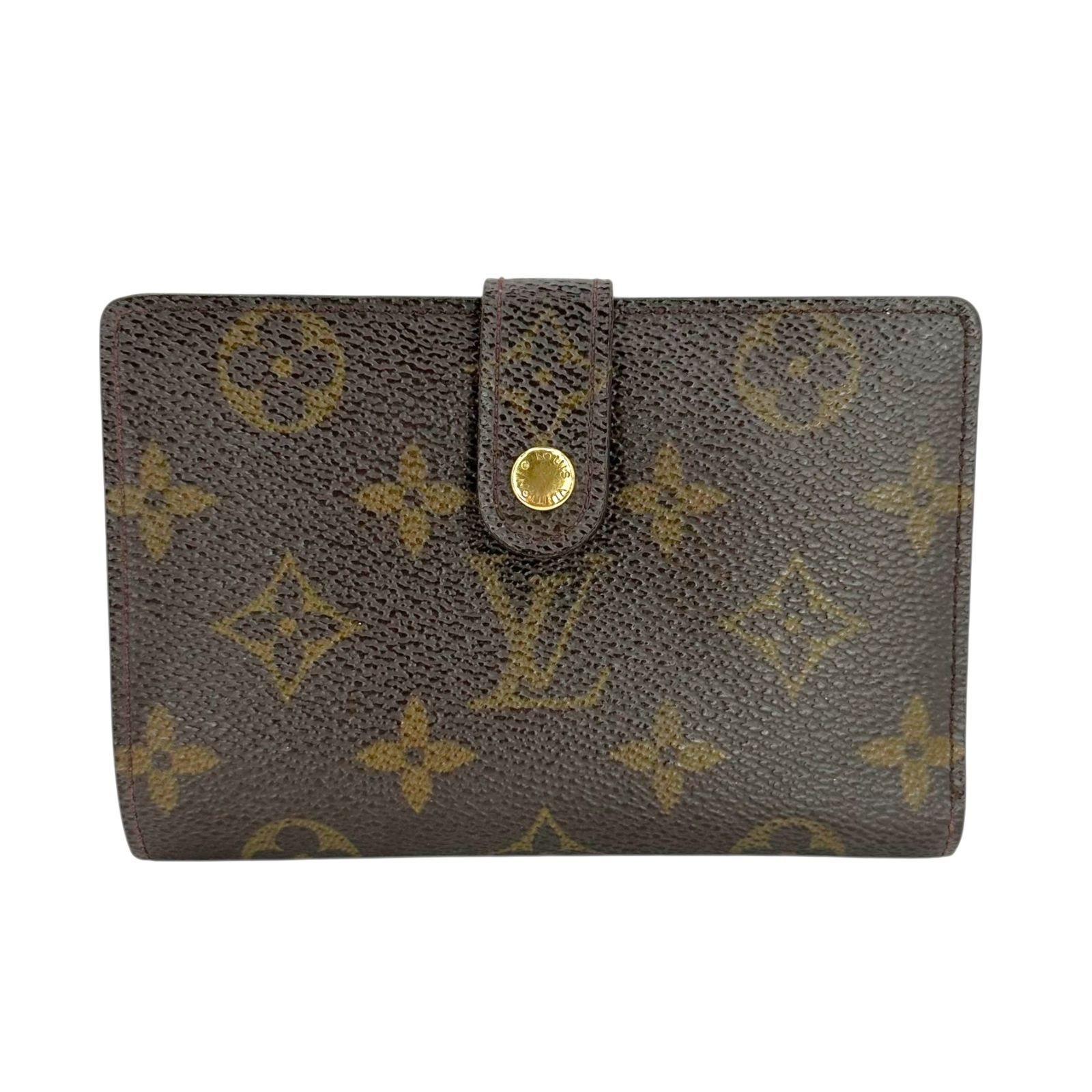 Louis Vuitton ルイ ヴィトン ポルトフォイユ ヴィエノワ M61663 モノグラム がま口 2つ折り コンパクト財布 -B 9304