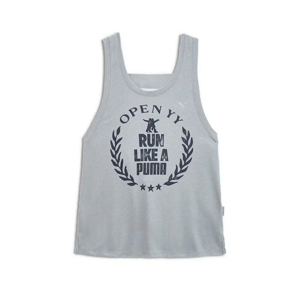 当日発オープンワイワイ プーマ スリーブレス トップス グレー M