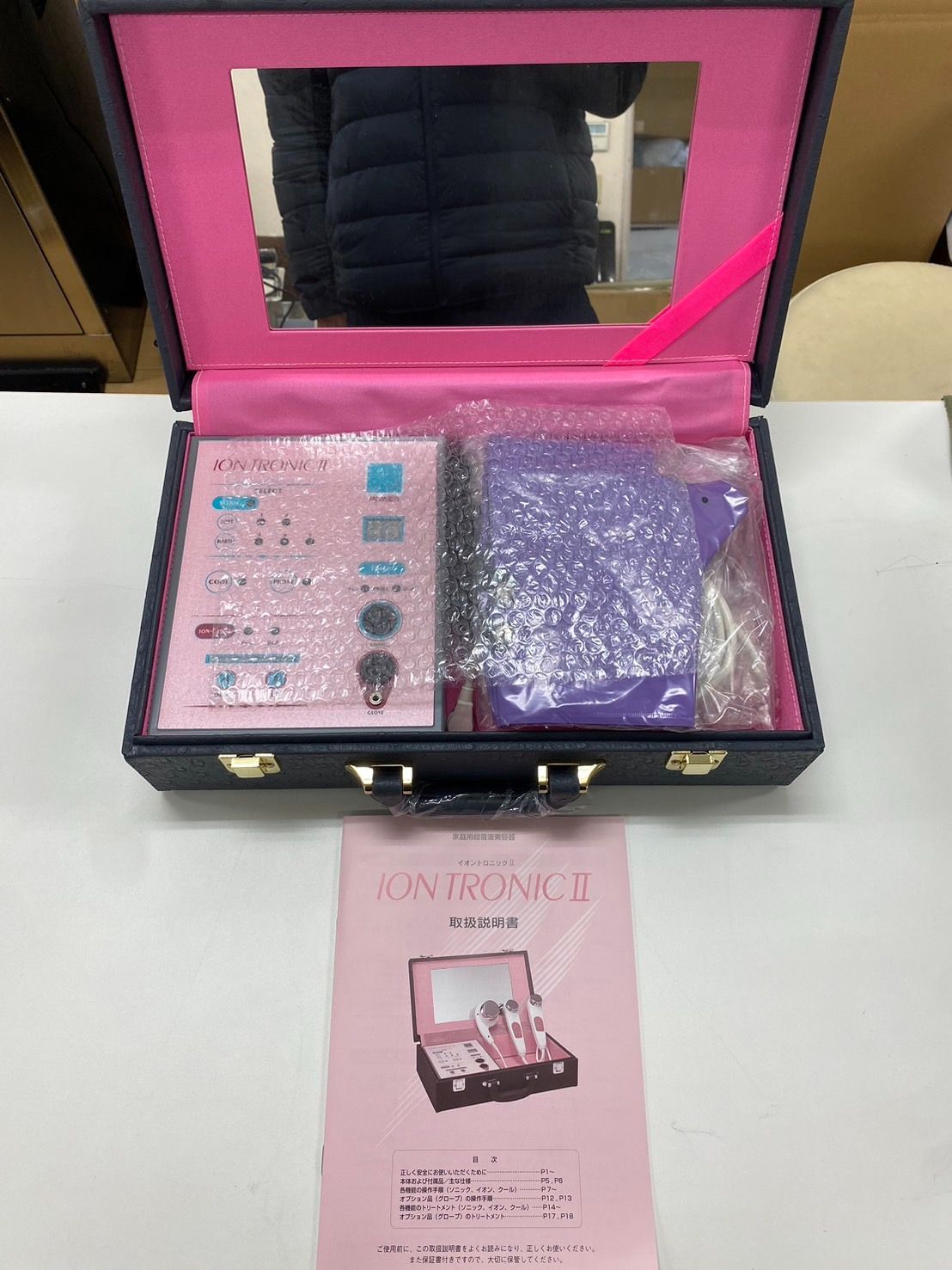 【070】新品未使用 家庭用超音波美容器 ION TRONICⅡ イオントロニックⅡ