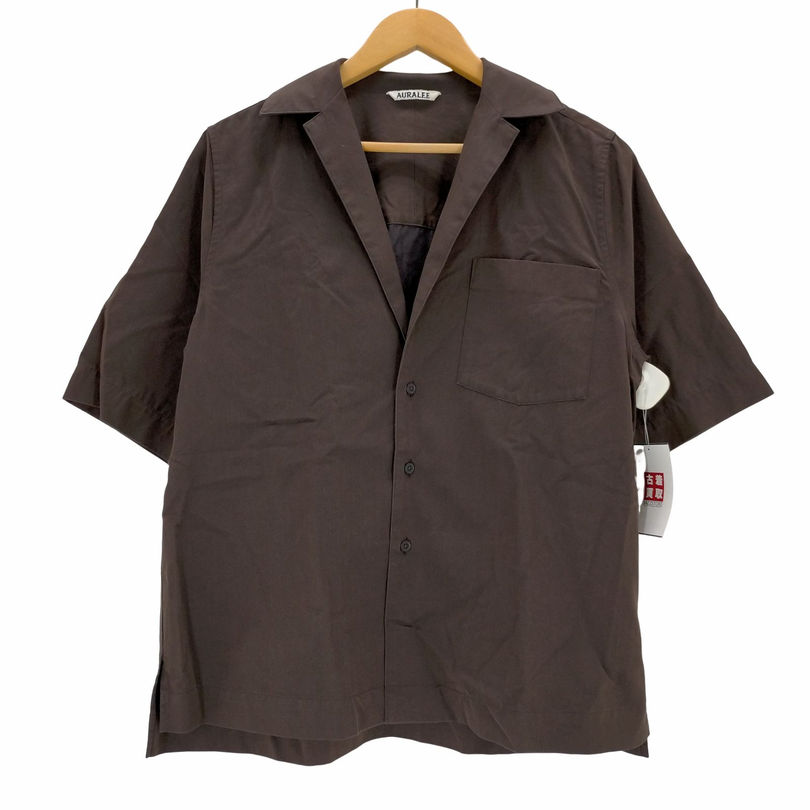 オーラリー AURALEE WASHED FINX HERRINGBONE S/S レディース JPN：1  