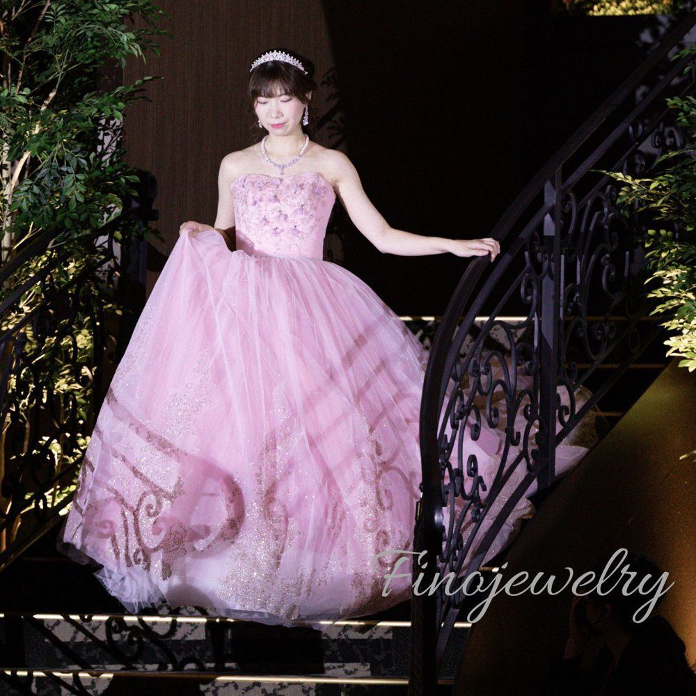 フィノジュエリーブライダル用クリスタルアクセサリーセット P006N023