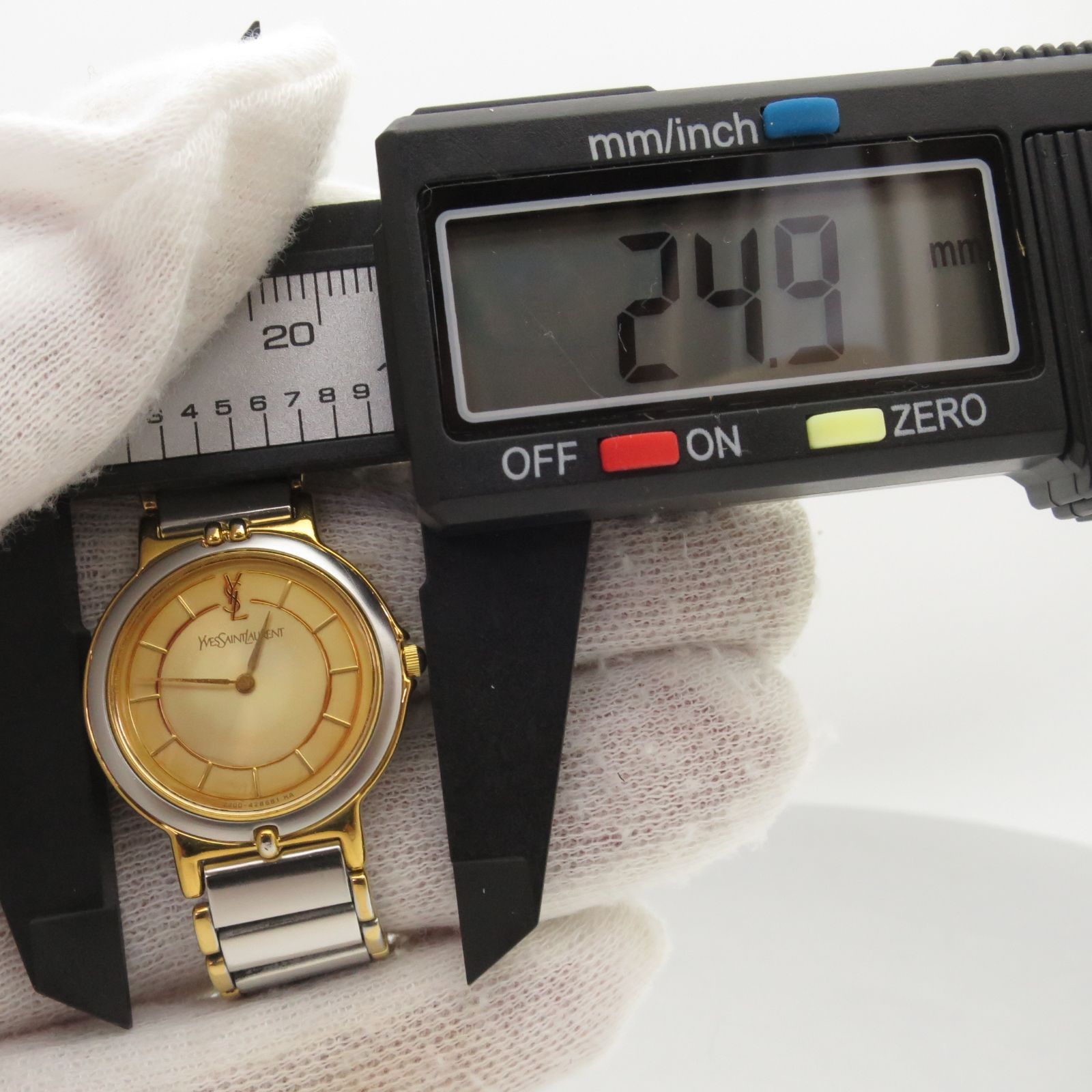 【新品電池/稼働】イヴサンローラン コンビ ゴールドウォッチ ローマン 時計 楽天市場】イヴサンローラン（腕時計）の通販