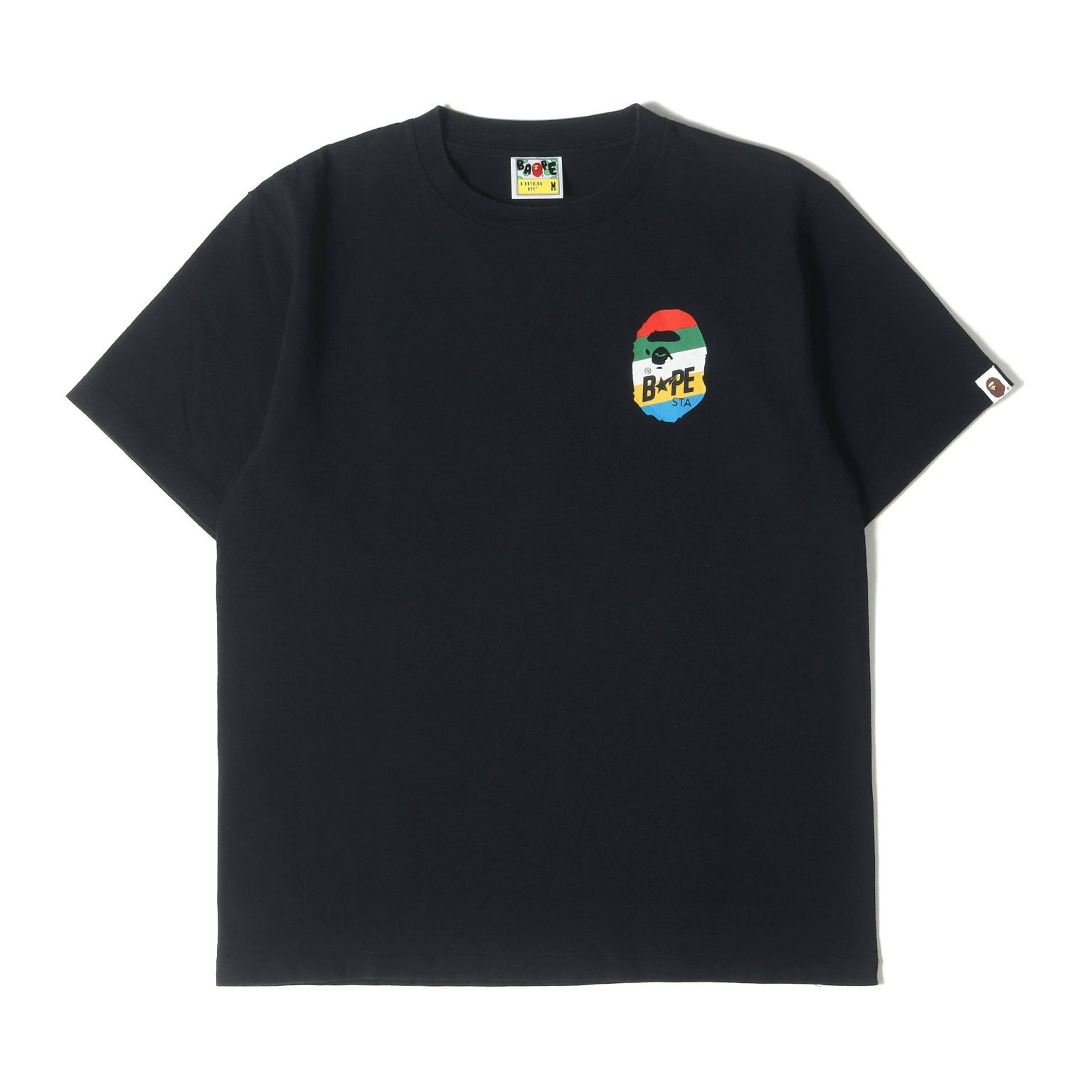 【AAPE by A BATHING APE】定番！ クルーネック 半袖 Tシャツ ♪ A BATHING APE - アベイシングエイプ 日本製 半袖 Tシャツ S