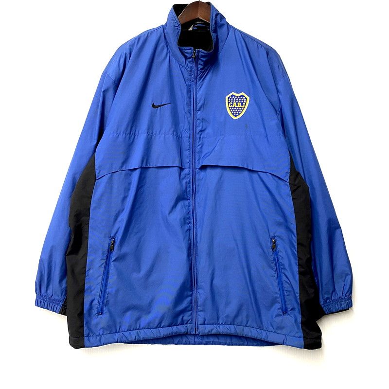【貴重】ナイキ　ボカジュニアーズ ナイロンジャケット　XL相当 中古】【メンズ】 NIKE ナイキ 00S BOCA JUNIORS NYLON FLEECE