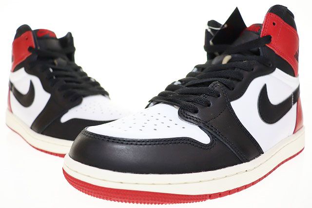 ナイキ NIKE AIR JORDAN 1 RETRO HIGH OG BLACK TOE VARSITY RED 26.5cm DZ5485-106 AJ1 エア ジョーダン レトロ ハイ ブラック トゥ バーシティ レッド ▲ 250513