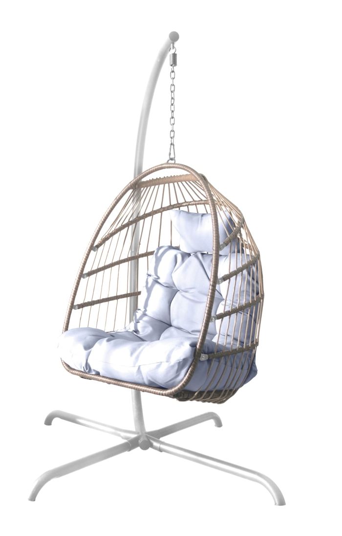 4営業日で発送 谷村実業 ハンキングチェア COCOON ホワイト TAN-275 WH