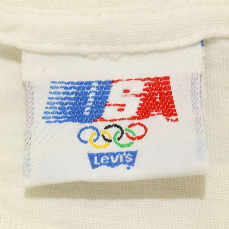 80s vintage Levi's オリンピック 1984 袖プリント 長袖Tシャツ