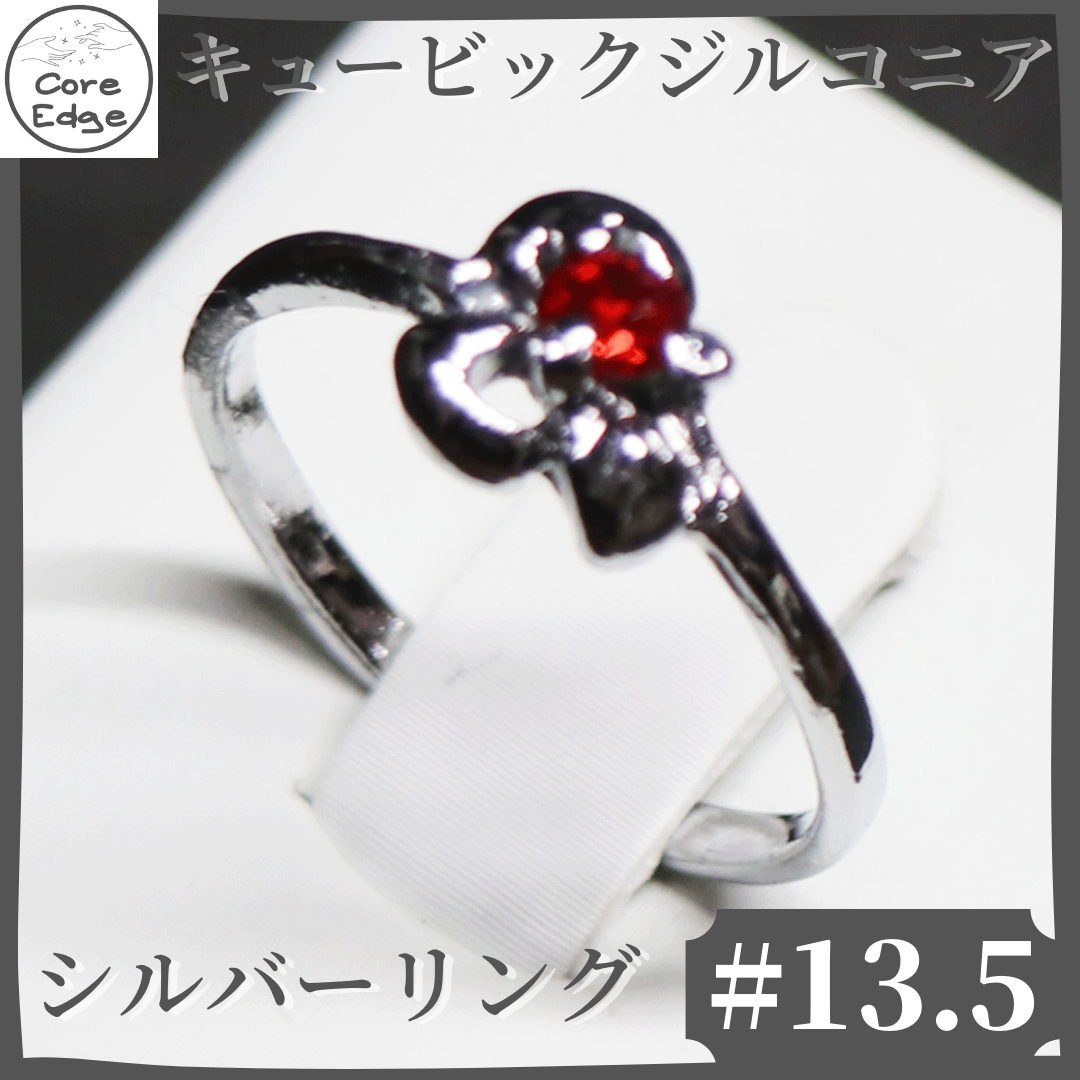 ジルコニアブラックステンレスring13.5号 - リング