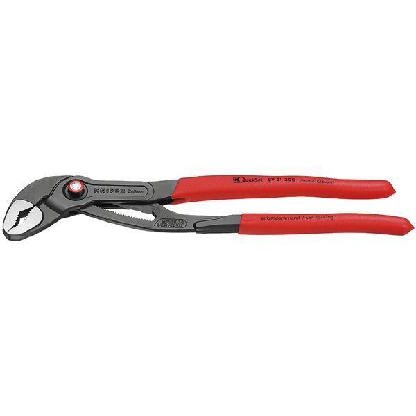 KNIPEX クニペックス コブラ クイックセット 滑り止めプラスチックコーティング 全長300mm 8721-300