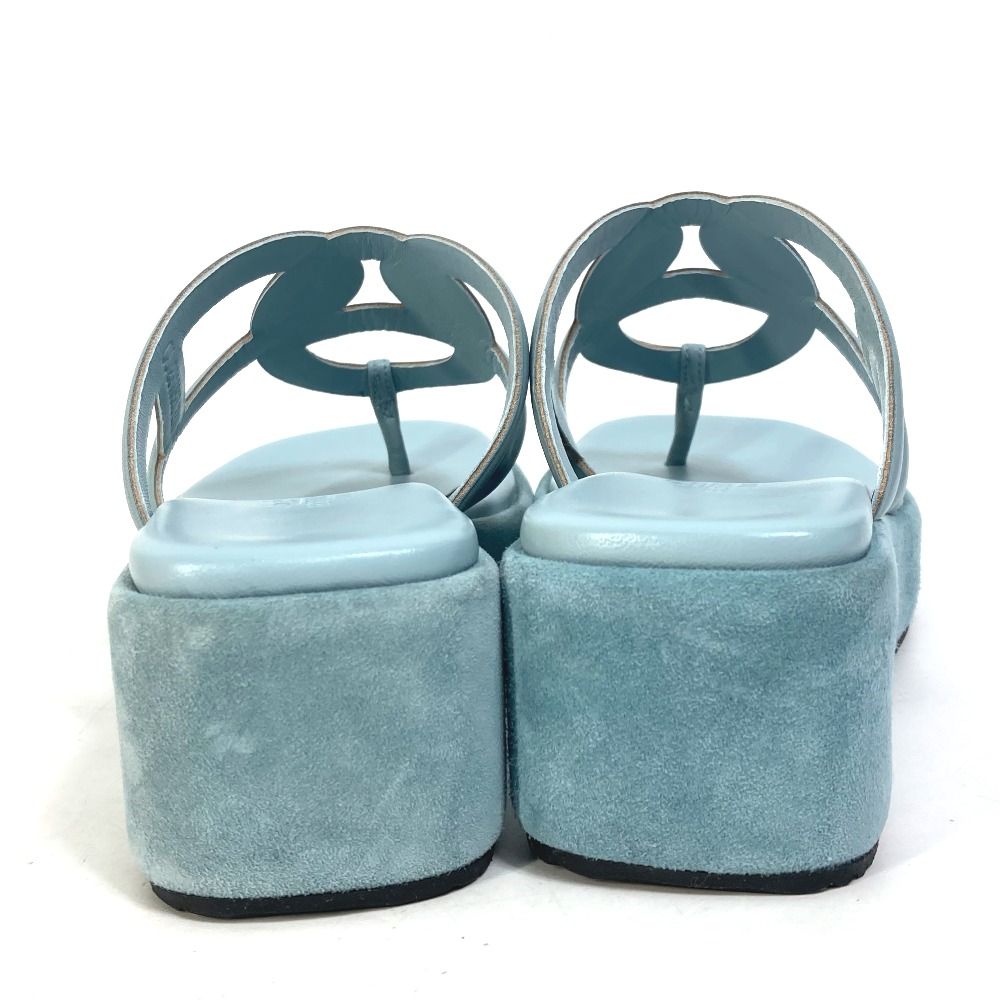 エルメス プラットフォームソール ジプシー 靴 トング サンダル ライト