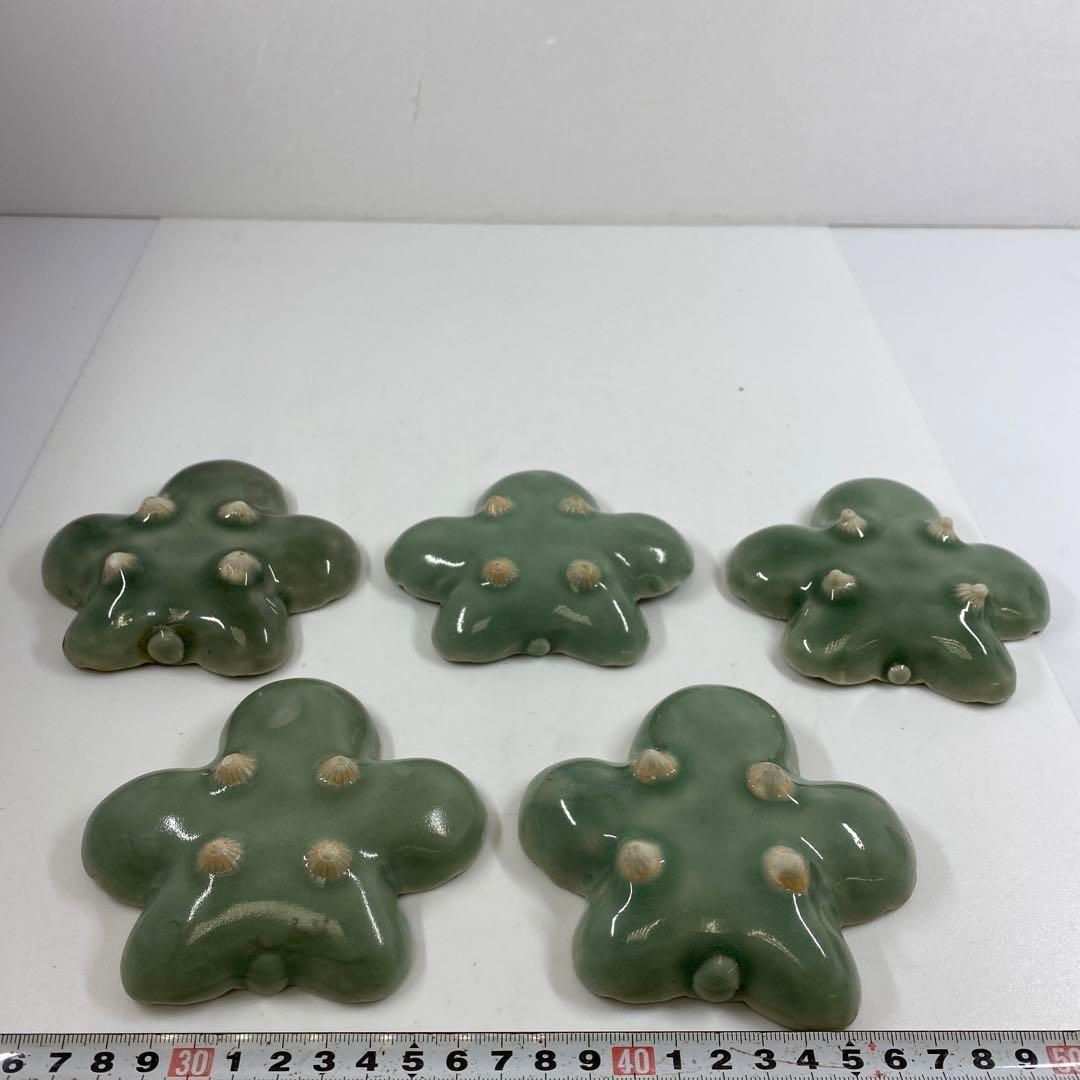 伊万里青磁 紅葉型 皿 共箱 幅10.7㎝ トヒルウ 東な6-1127 2F SKLAD-KIRPICHA_RU