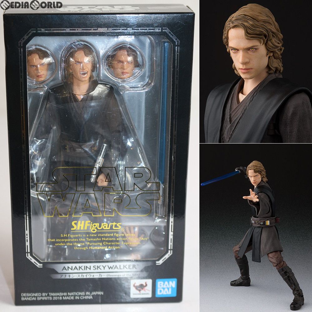 中古】[FIG]S.H.Figuarts(フィギュアーツ) アナキン・スカイウォーカー(Revenge of the Sith) STAR WARS( スター・ウォーズ) エピソード3/シスの復讐 完成品 可動フィギュア バンダイスピリッツ(61166296) - メルカリ