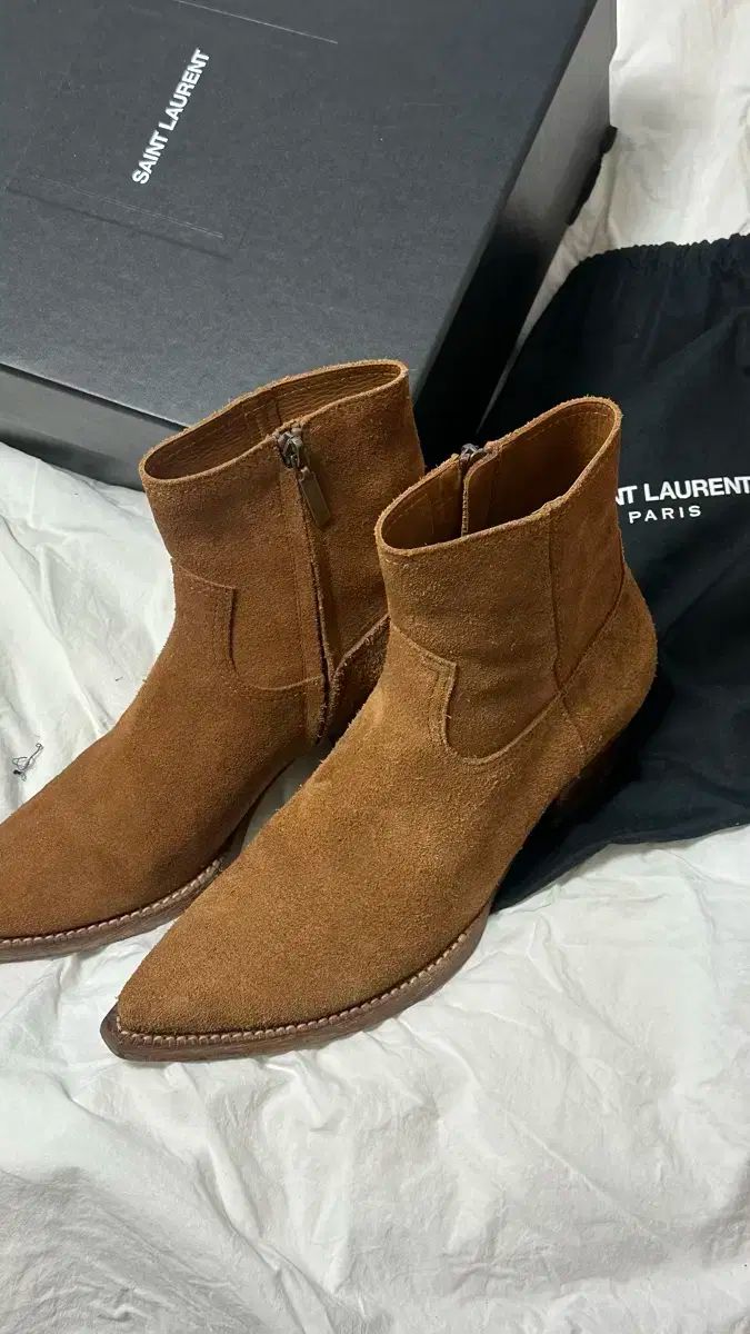 Saint Laurent サンローラン ルーカス ウエストン ブーツ 42 5 270 ー 275