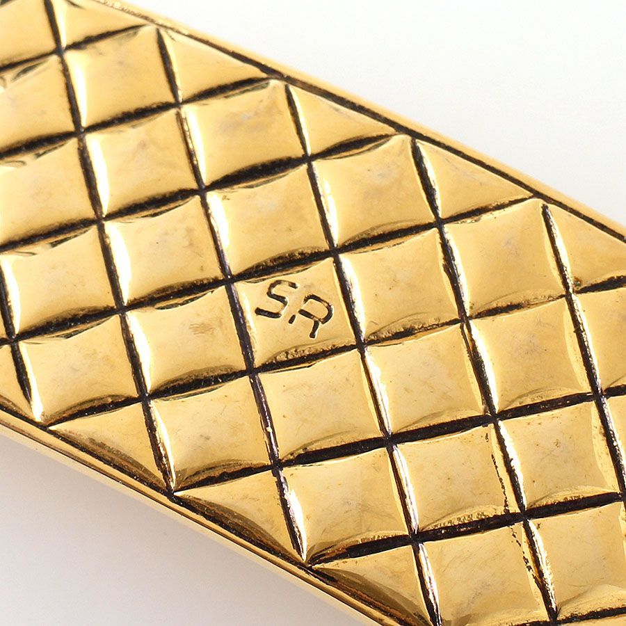 MNH25044 美品 SONIA RYKIEL ソニア リキエル SRロゴ バレッタ