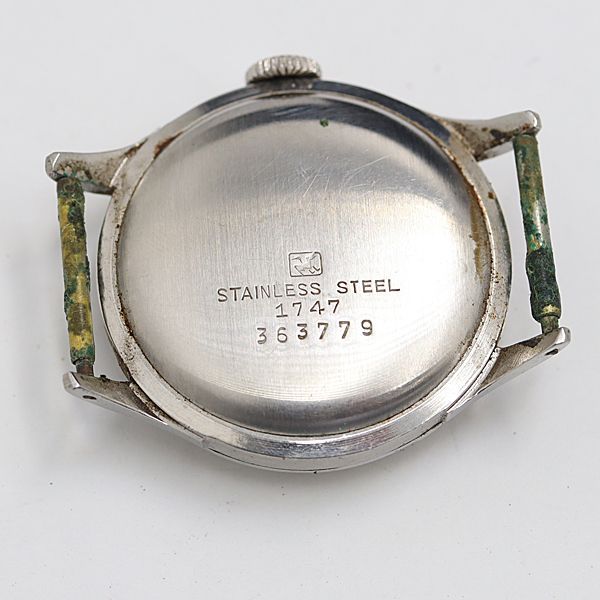 セイコー　スーパー　１７４７　稼働品 セイコー 1747 手巻き アンティーク シルバー文字盤 トップのみ メンズ
