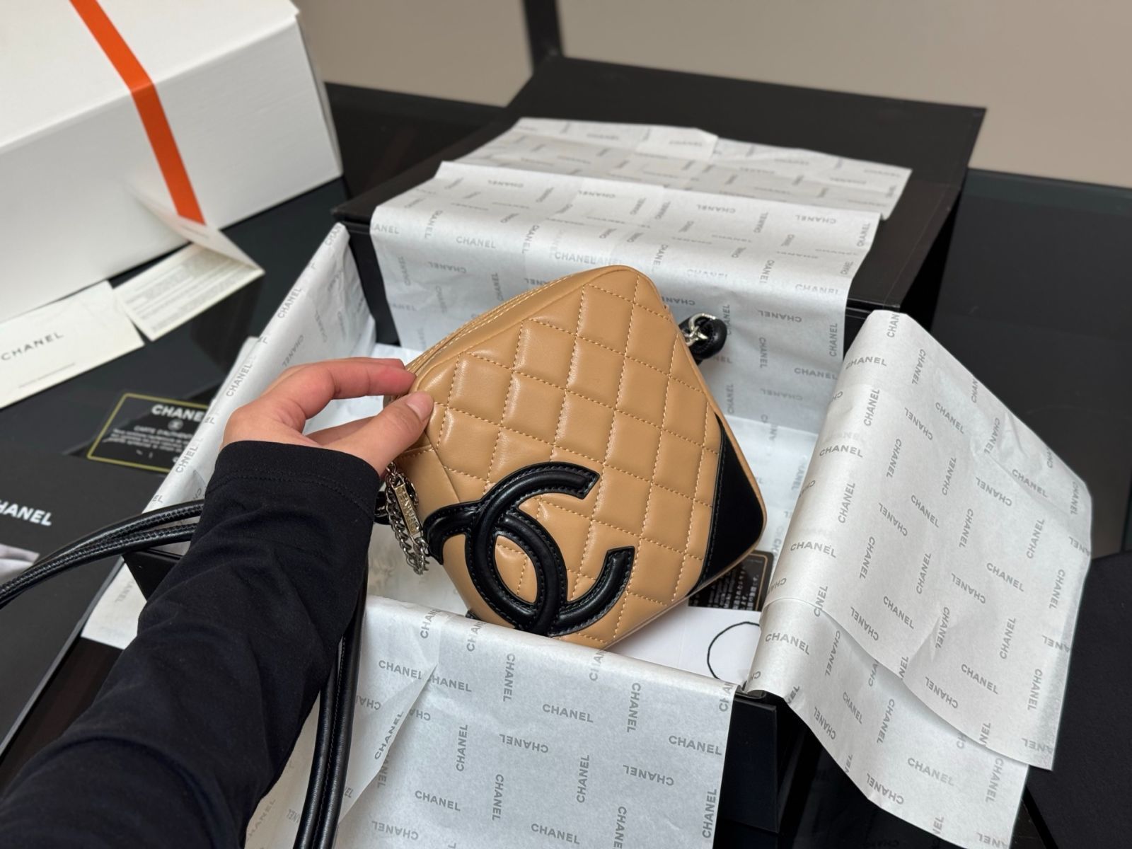 VINTAGE シャネル カメラバッグ デニム CHANEL】シャネル『デニムハンドバッグ』レディース 1週間保証