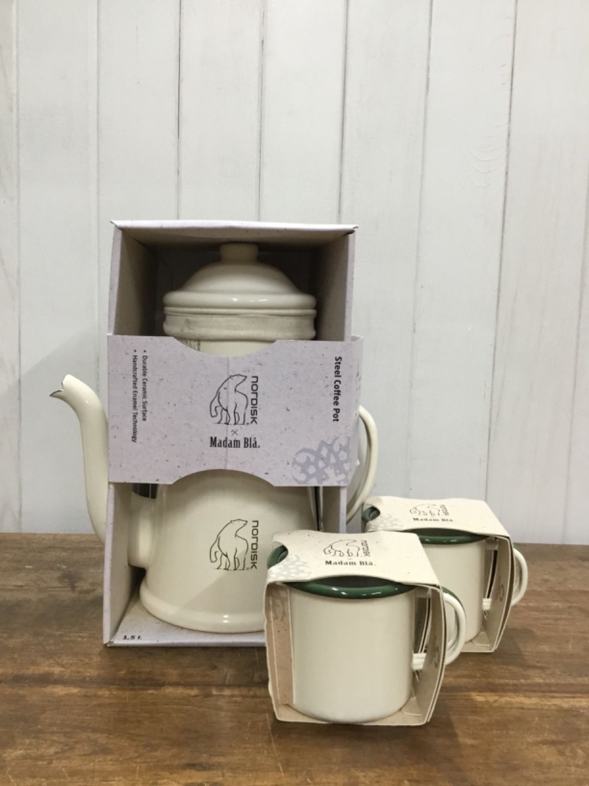 ノルディスク ３点セット MADAM BLA COFFF POT 119093 ＋CAP LARGE 119085