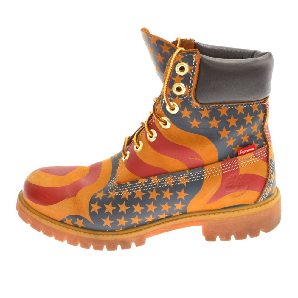 SUPREME (シュプリーム) 17AW ×Timberland Stars&Stripes 6-inch