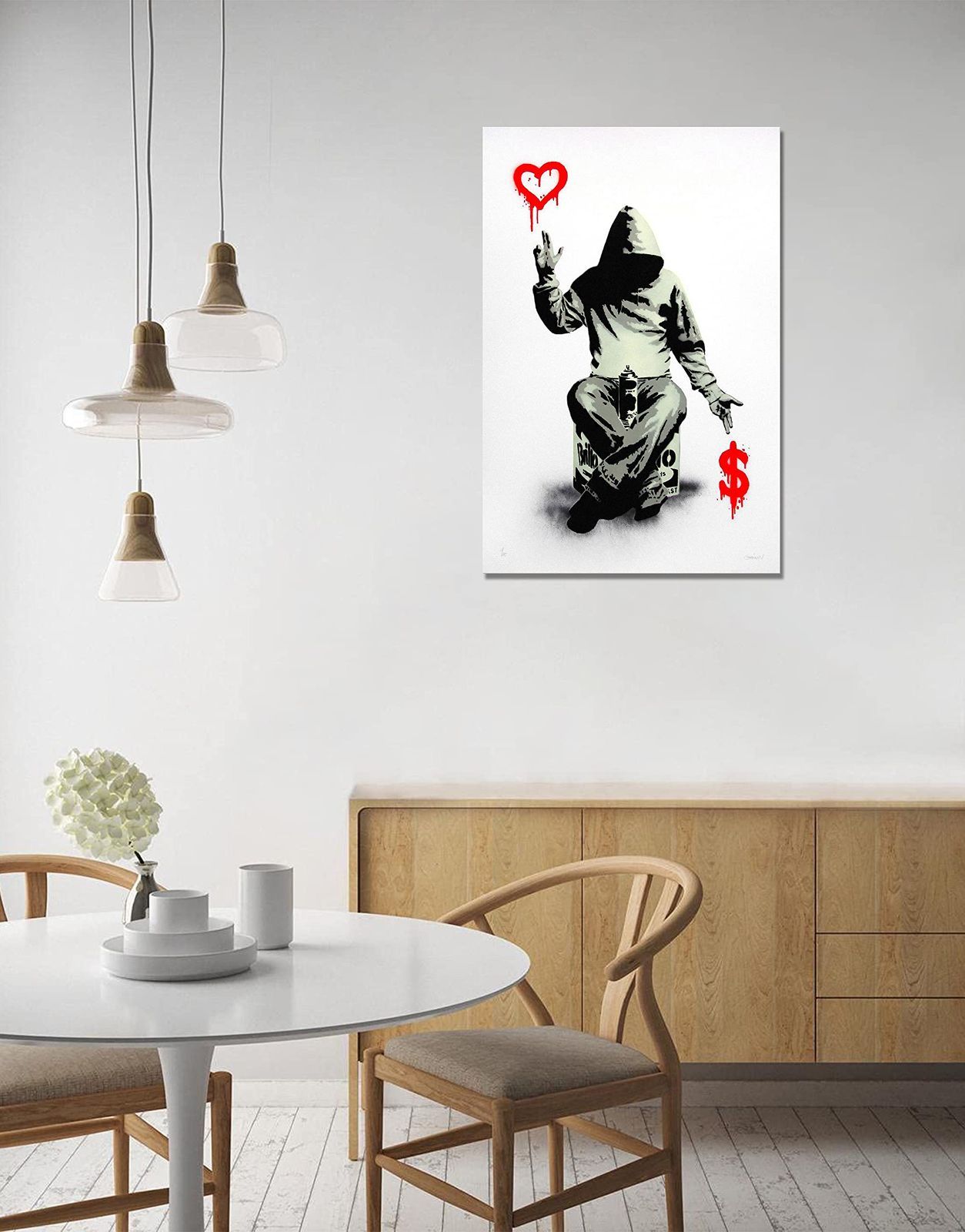 バンクシー 愛とお金 ポスター Banksy アートパネル 絵画 写真 アート