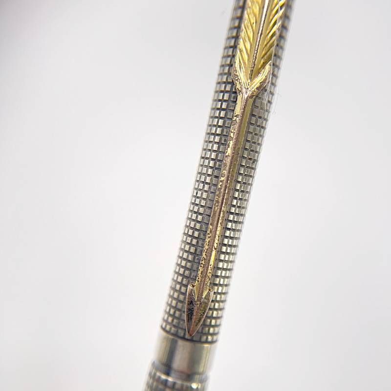 PARKER◇ パーカー シャーペン スターリングシルバー 格子柄