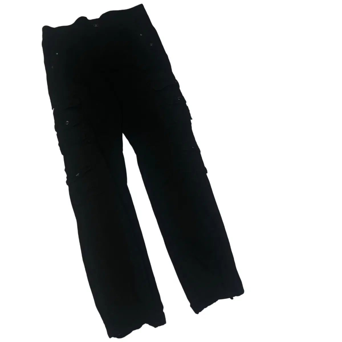JPN Vintage ブラックマルチカーゴパンツ 34
