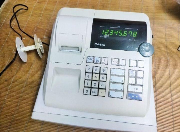 CASIO  100ER レジスター カシオレジスター 100ER 簡単便利特殊 送料込 077277 - メルカリ