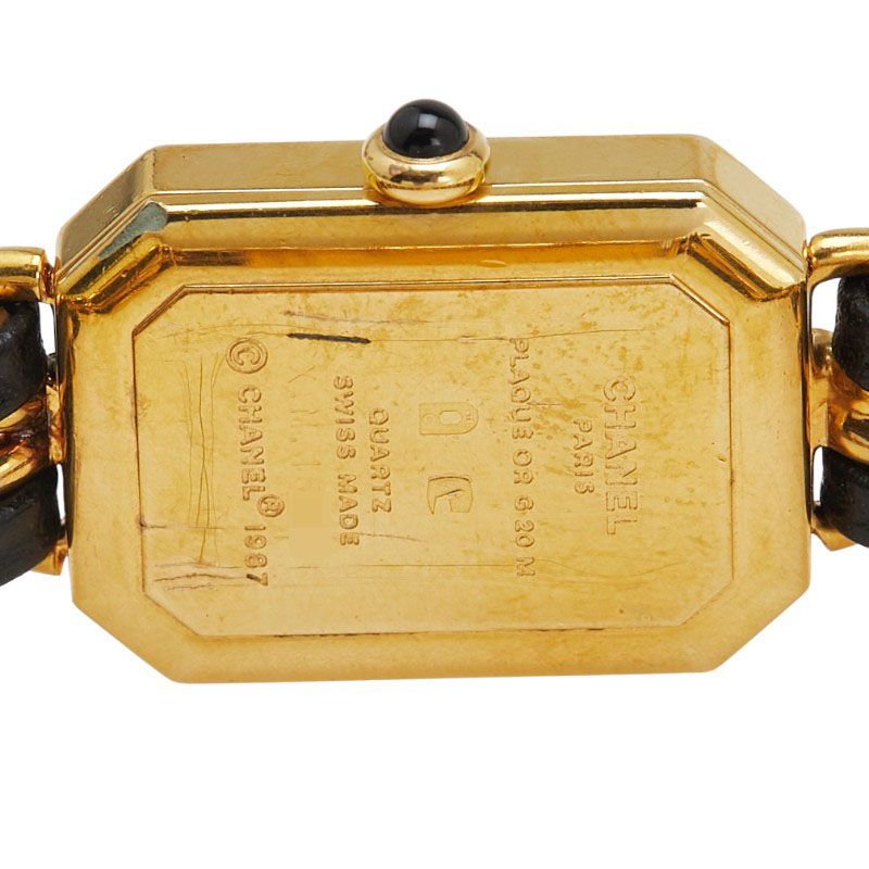 シャネル プルミエールXL ゴールド メッキ レザー レディース CHANEL  