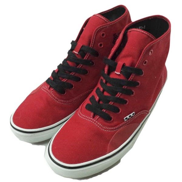 HOCKEY SKATEBORDS x VANS ホッケー バンズ 別注 AUTHENTIC HIGH LTD ANDREW ALLEN オーセンティック  ハイ US11(29cm) レッド スニーカー シューズ g10783 - メルカリ