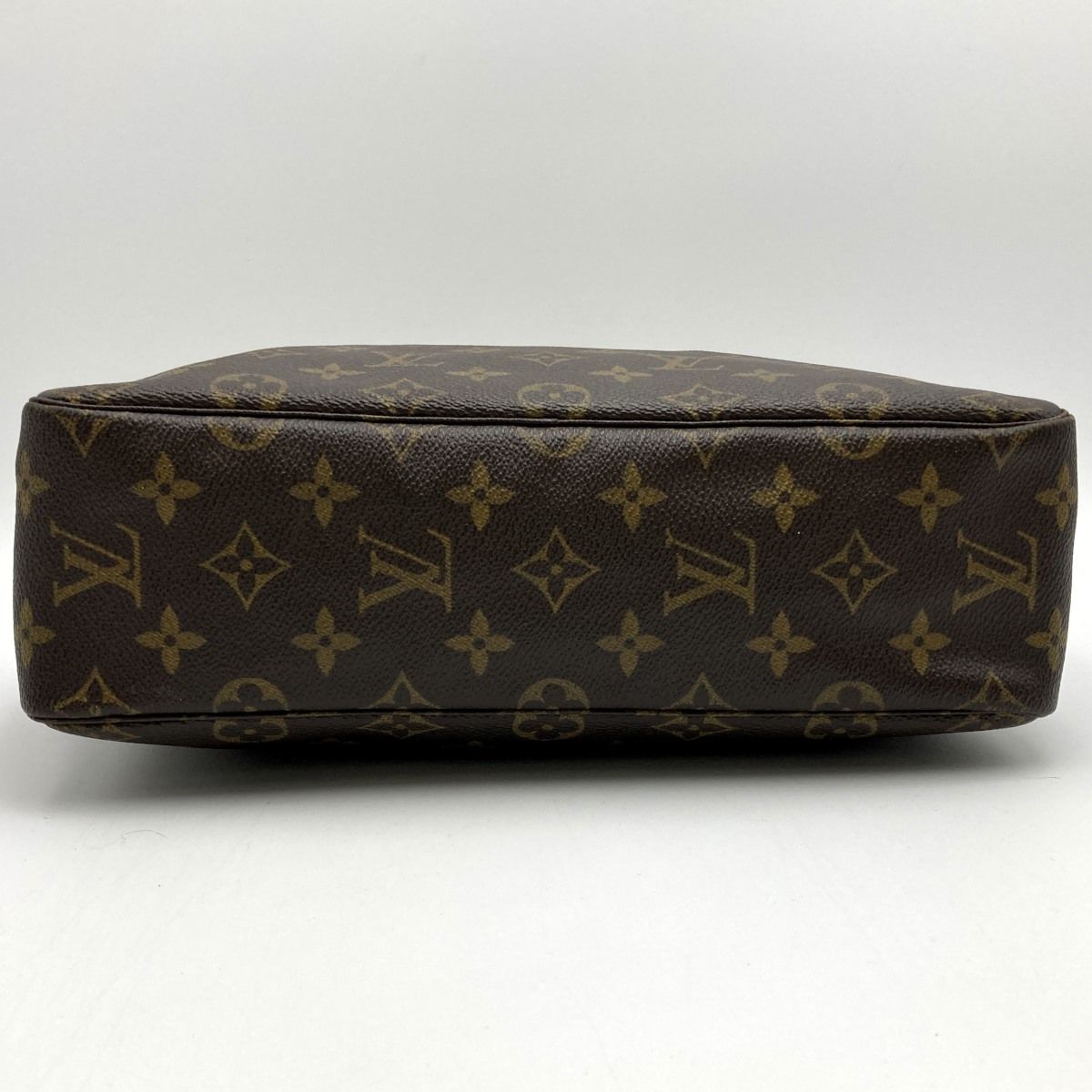 中美品 LOUIS VUITTON ルイ・ヴィトン トゥルーストワレット28 モノグラム クラッチバッグ ポーチ ブラウン PVC リペア済み  M47522 USED - メルカリ