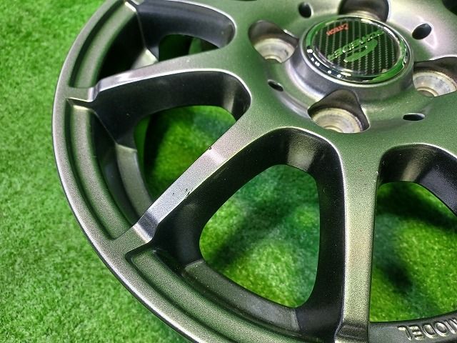 シュナイダー ｱﾙﾄ ホイール アルミ ガンメタ 13インチ 4.00B 4穴 4本 100 42